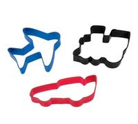 Wilton Cookie Cutter Set Tagliabiscotti, Transport, Set da 3