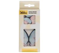 Wilton Edible Wafer Decorations Butterflies Pastel: Fiori in Ostia Decorativi a Forma di Farfalla, Perfette per Decorare Torte, Dolci e Cupcakes - Set/8
