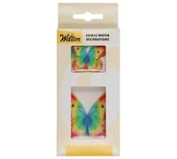 Wilton Edible Wafer Decorations Butterflies Rainbow: Fiori in Ostia Decorativi a Forma di Farfalla, Perfette per Decorare Torte, Dolci e Cupcakes - Set/8