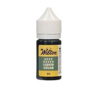 Wilton Liquid Color Deep Green - Colorante Alimentare Liquido per Crema al Burro e Fondant, Colore Intenso a Lunga Durata, Formula Acquosa con Glicerina - 30 g