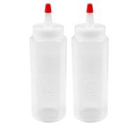 Wilton Mini Bottigliette per Decorare, Conf/2 , Flaconi Dosatori Da Decorazione, Bottiglie Contagocce per Sciogliere, Dosare e Conservareil Cioccolato - Set/2