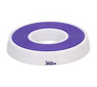 Wilton Mini piatto da ginnastica non scivolante, girevole per torte, per cupcake, biscotti e piccole torte con anelli antiscivolo, rotazione di 360°, portata fino a 55 kg