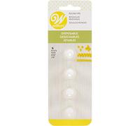 Wilton n. 6 Set di punte rotonde usa e getta per decorazioni di torte, 4 pezzi