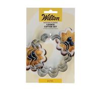 Wilton Nesting Cookie Cutter Flower: formine per biscotti in acciaio inox, set per biscotti, decorazioni fondente e molto altro ancora - Set/3