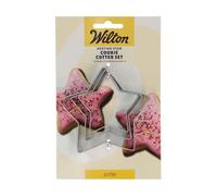 Wilton Nesting Cookie Cutter Star: formine per biscotti in acciaio inox, set per biscotti, decorazioni fondente e molto altro ancora - Set/3