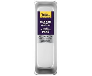 Wilton Performance Pans Stampo Plumcake in Alluminio Anodizzato - Teglia Rettangolare Resistente e Antiruggine per Torte, Pane e Dessert - 40x10 cm
