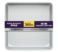 Wilton Stampo Quadrato Alluminio 25x5H CM Stampo Quadrato Alluminio 25x5H CM, Acciaio, Nero,