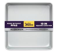 Wilton Stampo Quadrato Alluminio 25x5H CM Stampo Quadrato Alluminio 25x5H CM, Acciaio, Nero,