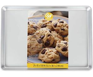 Wilton Performance Pans Teglia Rettangolare in Alluminio Anodizzato - Teglia Resistente e Antiruggine per Grandi Torte, Biscotti e Antipasti - 53x38 cm
