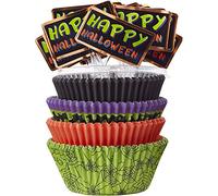 Wilton, pirottini Misti per Cupcake e Topper, Tema Halloween, Multicolor, Confezione da 125 Pezzi