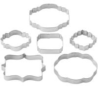 Wilton Ritagli per placche in fondente e pasta di gomma, 6 pezzi