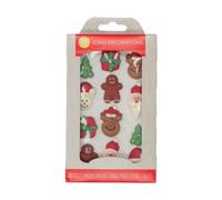 Wilton Royal Icing Decorations - Set di 12 decorazioni natalizie