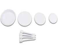 Wilton set 4 spilli per fiori e cupcakes plastica bianca
