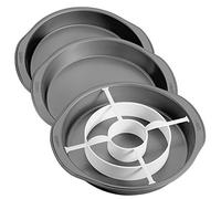 Wilton Set 4 Torta A Scacchiera Set 4 Torta A Scacchiera, Acciaio, Argento, 4 Pezzi