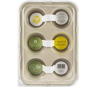 Wilton - Set di 2 stampi monouso con coperchio