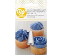 Wilton St Honore RVS - Bocchetta per sac à poche - Decorazione per torte, accessori per torte, torte, muffin, churros, riutilizzabile, lavabile in lavastoviglie, St Honore