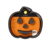 Wilton Stampo antiaderente per torte a forma di zucca per Halloween, 11 x 10 pollici