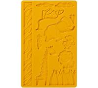 Wilton Stampo in Silicone-Amici della Giungla Stampo in Silicone-Amici della Giungla, Silicone, Giallo,