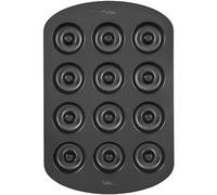 Wilton Stampo per ciambelle con rivestimento antiaderente, 12 ciambelle di alta qualità per 12 ciambelle di dimensioni standard, lavabile in lavastoviglie - 35,2 x 23,5 cm