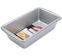 Wilton Stampo Plum Cake Grande 24 X 13 X H 7 CM Teglia, Acciaio, Nero