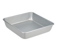 Wilton Stampo Quadrato Alluminio 20x5H CM Stampo Quadrato Alluminio 20x5H CM, Acciaio, Nero,