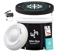 Wim Spa Bagno di ghiaccio Premium con ThermoDome e filtro ozono, Ø 90 cm, professionale Ice Bath, acqua cristallina per 4 settimane, set per terapia del freddo