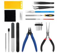 WiMas 23PCS Set di strumenti per puzzle in metallo Kit per modelli in metallo Strumenti di assistenza alla piegatura per la costruzione e il fissaggio di modelli