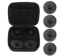 WiMas 4PCS Lifting Jack Pad in gomma per auto Jack Point Pad Body Pad Adapter con borsa di stoccaggio per veicoli Tesla Model 3/S/X/Y