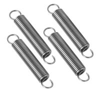 WiMas Molla di compressione Molle di trazione, piccolo gancio doppio, molla di trazione, molle di ricambio per la cura dei mobili, manutenzione meccanica, montaggio (4 pezzi, 2,5 x 20 x 120 mm)
