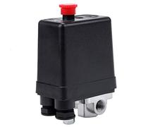 WiMas Pressostato Compressore Aria 4 Fori Valvola 220V 20A Compressore D'aria Regolatore Valvola di Controllo Controllo Pressostato Regolatore di Pressione per Una Rapida Riduzione Della Pressione