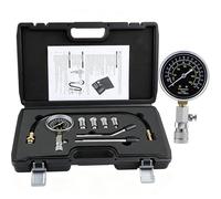 WiMas Tester di compressione per cilindri, tester di compressione per motori a benzina, auto e moto kit tester di compressione strumento diagnostico