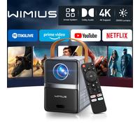 Wimius 600ANSI Mini Proiettore Laser 4K WiFi6 Proiettori HD 1080P Fascio 20W Dolby hy300max Home Theater Proiettore Proiettore di film