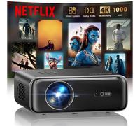 WiMiUS Proiettore [Netflix Ufficiale/Dolby/Autofocus] Smart Proiettore 4K