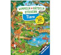 Wimmeln, Rätseln, Stickern: Tiere