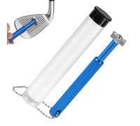 Wimnqie Affilatore Ferri da Golf - Affilatore E Pulitore in Alluminio per Mazze da Golf - Accessorio Regolabile con Cinturino Antperdita per Uomini Donne Ragazzi