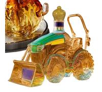 Wimnqie Bottiglie Whisky | Bottiglia Di Vodka A Forma Di Trattore 3D | Contenitore in per Bar Casa Famiglia Arredamento Appassionati di Whisky
