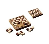 Wims Mat - Hevea- E Samena - Legno - 9 Pezzi Del Puzzle - Gioco di Riflessione -