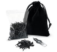 WIN.MAX 1000 Punti,Punta freccetta in plastica,Punte di Freccette in plastica per Freccette elettroniche, Punta di freccetta Morbida, Filettatura 2BA, Regalo: Borsa di Flanella e Strumento