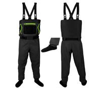 WIN.MAX Trampolieri da Pesca, Trampolieri per il Torace Impermeabile per Uomini e Donne, Trampolieri di Calze Leggere per la Pesca (M)