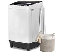 Winado - Lavatrice automatica 2 in 1, lavatrice portatile a carico dall'alto da 16 libbre con pompa di scarico, 10 programmi di lavaggio, 8 lavatrici e asciugatrice a livello dell'acqua, per