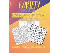 Winakind Books Variety Puzzles Book For Adults 300+ Puzzles (Tascabile)