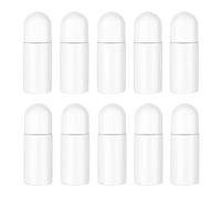 Wination, 10 flaconi 50 ml, in plastica, riutilizzabili, vuoti, riutilizzabili, per oli essenziali, profumi e cosmetici