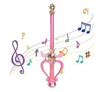 WINBST - Bacchetta da fata o principessa, per bambini, con lucine e musica, anime, ideale per cosplay