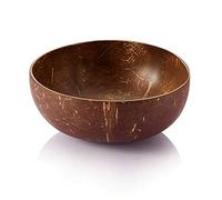 WINBST Ciotola di Cocco Originale Coconut Bowl Ciotola di Cocco Originale lucidata al 100% Naturale e Lavorata a Mano
