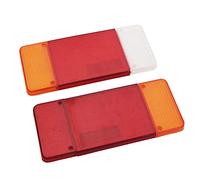 WINBST JTLB 2 Pezzi LH&RH fanale Posteriore Posteriore Lenes Coperchio in plastica di Ricambio fanale Posteriore Adatto per Iveco Eurocargo e Daily