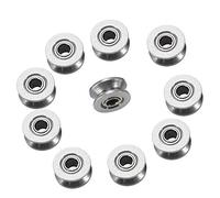 Wincal Cuscinetto a Sfera V Groove Bearing 10pcs V624ZZ V Groove Ball Bearing Pulley per Track Linear Motion System 4 * 13 * 6mm