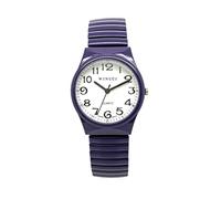 Wincci - Orologio classico da donna, 30 mm, con cinturino elastico Raissa metallizzate