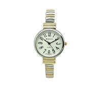 Wincci Orologio da donna con numeri grandi, cinturino elastico