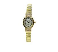 Wincci Orologio da donna elegante, classico, piccolo, ovale, elastico, alla moda Old Skool Pro