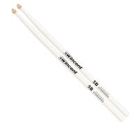 Wincent Hickory 5BCW - Bacchette per batteria, colore bianco naturale